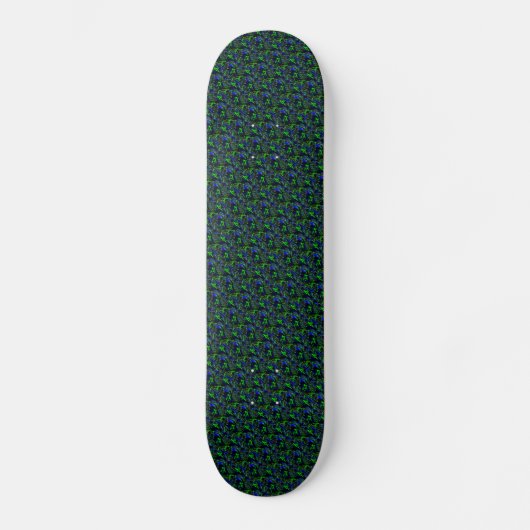 Crazy Artdeco in Funky Rainbow Style Skateboard (Vorderseite)