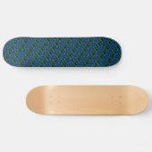 Crazy Artdeco in Funky Rainbow Style Skateboard (Horizontal)