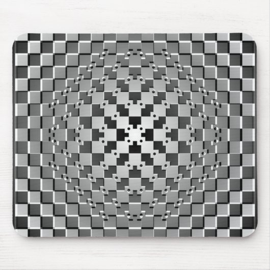 Crazy Artistic Optical Illusion Mousepad (Vorne)