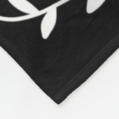 Crazy Badminton Player Ehefrau Shuttle Fleecedecke (Ecke)