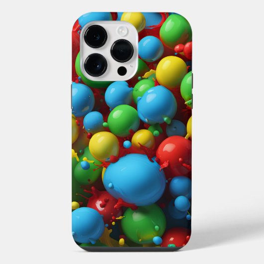 Crazy Balls -iPhone 14 Pro Max Hülle iPhone Hülle (Rückseite)