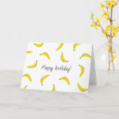 Crazy Banana Card Karte (Gelbe Blume)