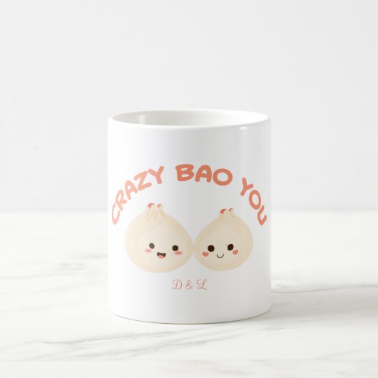 Crazy Bao Sie Niedlichen Couple T - Shirt Set Kaffeetasse (Mittel)
