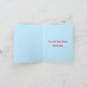 Crazy Bao You - Funny Bao Bun Pun Karte (Innenseite)