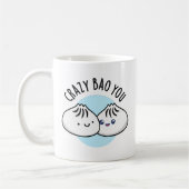 Crazy Bao You Funny Dimsum Pun Kaffeetasse (Links)