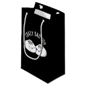 Crazy Bao You Funny Dimsum Pun Kleine Geschenktüte (Vorderseite Schrägansicht)