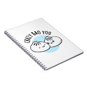 Crazy Bao You Funny Dimsum Pun Notizblock (Rechte Seite)