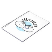 Crazy Bao You Funny Dimsum Pun Notizblock (Linke Seite)