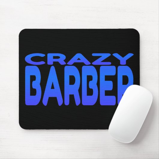 Crazy Barber Mousepad (Mit Mouse)