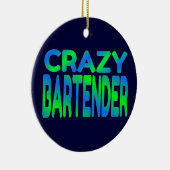 Crazy Barkeeper Keramikornament (Rechts)