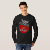 Crazy Bat Lady Bat Keepers Nocturnal Animals Flede T-Shirt (Vorne ganz)