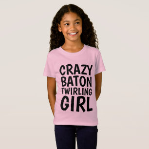 CRAZY BATON TWIRLL T - Shirt, Kinder T-Shirt