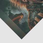 Crazy Beängstigend Halloween Clown Decoupage Paper Seidenpapier (Ausschnitt)