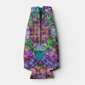 Crazy Beautiful Abstrakt Zipped Flasche Cooler Wra Flaschenkühler (Rückseite)