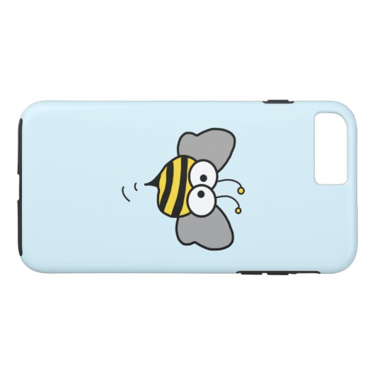 Crazy Bee Case-Mate iPhone Hülle (Rückseite (Horizontal))