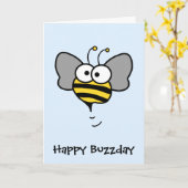 Crazy Bee Karte (Gelbe Blume)