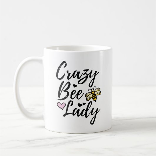 Crazy Bee Lady Kaffeetasse (Links)
