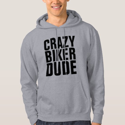 CRAZY BIKER TYP, Motorrad-T - Shirt und Motorräder (Vorderseite)