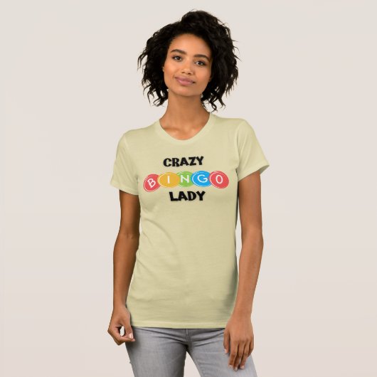 Crazy Bingo Lady T - Shirt (Vorne ganz)