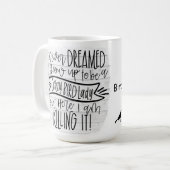 Crazy Bird Lady, tötet sie Kaffeetasse (Vorderseite Links)