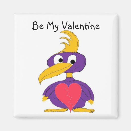 Crazy Bird Magnet (Vorne)