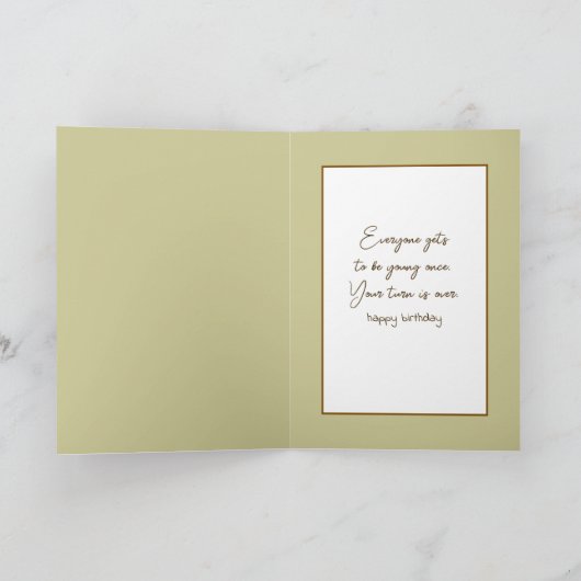 Crazy Birthday Donkey trägt einen Hut Karte (Innenseite)