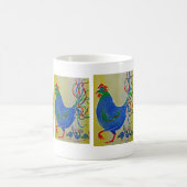 Crazy Blue Mother Hen und Chicks Tasse (Mittel)