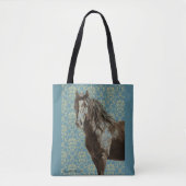 Crazy Blue Tote Bag Tasche (Vorderseite)