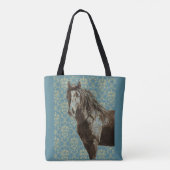 Crazy Blue Tote Bag Tasche (Rückseite)