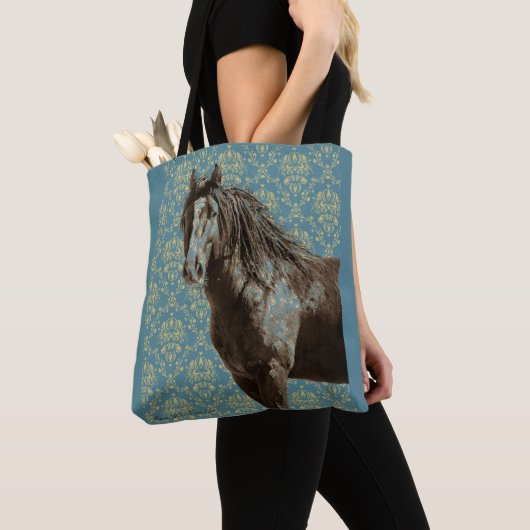 Crazy Blue Tote Bag Tasche (Von Nahem)