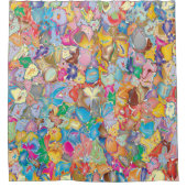 Crazy Blume Duschvorhang (Vorderseite)