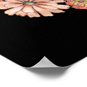 Crazy Blume Lady - Zinnia Gardener Poster (Ecke)