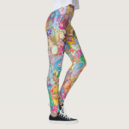 Crazy Blume Leggings (Rechts)