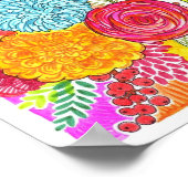 Crazy Blume Poster (Ecke)