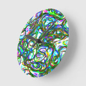 Crazy Brihell Colored Runde Wanduhr (Winkel)