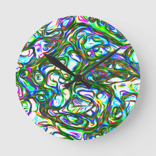 Crazy Brihell Colored Runde Wanduhr