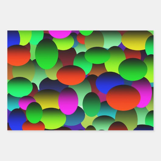 Crazy Bubble Eggs Geschenkpapier Set (Vorderseite 2)