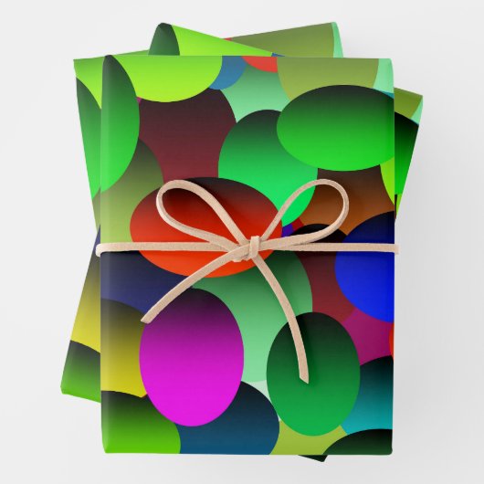 Crazy Bubble Eggs Geschenkpapier Set (Beispiel)