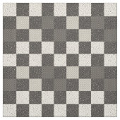 Crazy Buffalo Karo in Near Black and Cream Stoff (Muster)