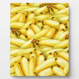 Crazy Bunches aus gelben Bananen Fotoplatte