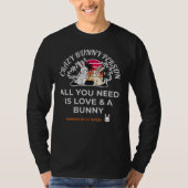 Crazy Bunny Person T-Shirt (Vorderseite)