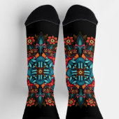 Crazy bunter Spaß cool psychedelische Socken (Oben)