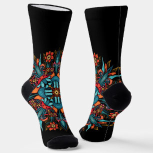 Crazy bunter Spaß cool psychedelische Socken