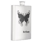 Crazy Butterfly mit Monogram Flachmann (Rechts)