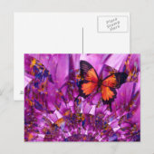 Crazy Butterfly Postkarte (Vorne/Hinten)