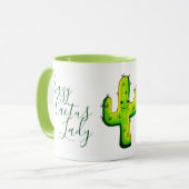 Crazy Cactus Lady Niedlich Cacti Tasse (Vorderseite Links)
