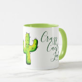 Crazy Cactus Lady Niedlich Cacti Tasse (VorderseiteRechts)