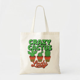 Crazy Cactus Lady – Plant Mom Gift Tragetasche