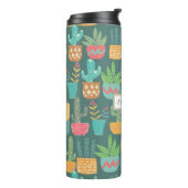 Crazy Cactus Personalize Thermosbecher (Nach links gedreht)