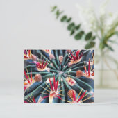Crazy Cactus Postcard Postkarte (Stehend Vorderseite)